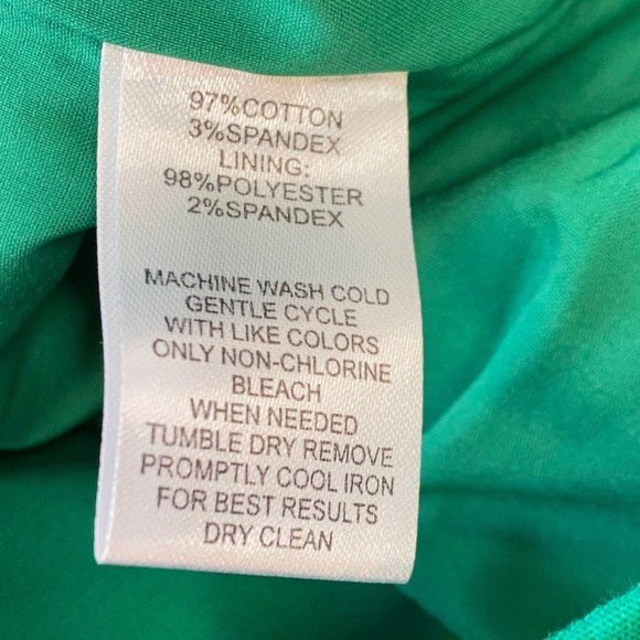 CALVIN KLEIN Kelly Green Skirt NWT - Picture 8 of 8